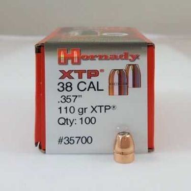 38 Caliber 110 XTP Bullets - 38 Special Bullets