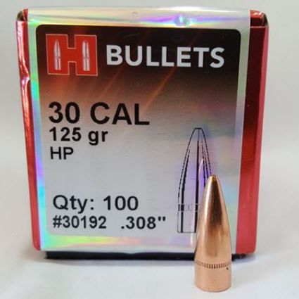  308 bullets for sale 125 HP Hornady