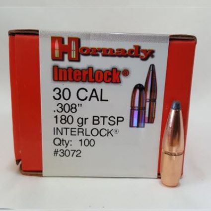 308 Bullets 180 BTSP - Hornady