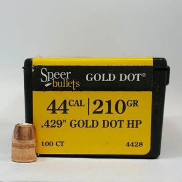 44 Caliber Bullets For Sale 210 GD HP - Speer 