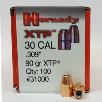 30 Caliber Bullets 90 XTP - Hornady Bullets
