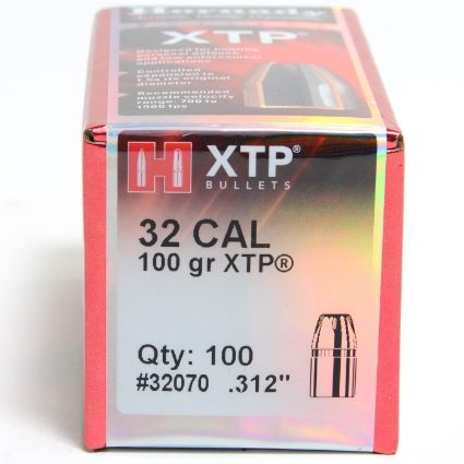 32 Caliber Bullets (311) 100 grain HP Hornady XTP Factory Pk 100