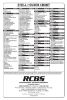 RCBS Shell Holder Chart