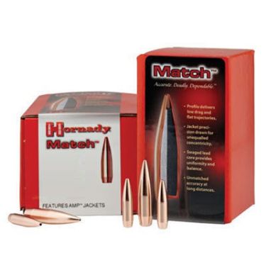 30 Caliber Bullets (308) 178 grain BTHP Match Hornady  