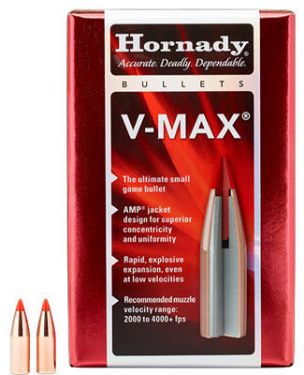 6mm/243 Bullets 65 grain Hornady V-MAX  Pk