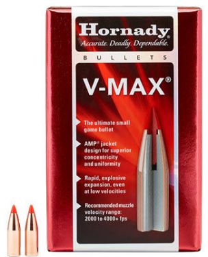 Hornady 22 Cal .224 50 grain Polymer Tip Boat Tail Bullets