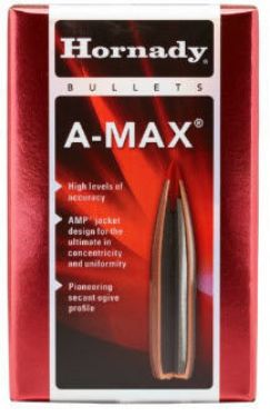 30 Caliber Bullets (308) 168 grain A-MAX Hornady  Pk 100