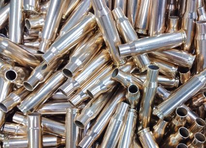 Empty once-fired brass casings - general for sale - by owner