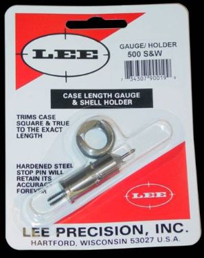 Case Length Gauge and Holder - 500 S&W - Lee - US Reloading Supply