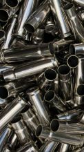 Once Fired 300 Blackout Nickel Plated Brass For Sale 