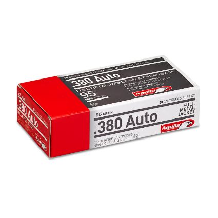 Aguila 380 Auto Full Metal Jacket 95 Grain Ammo