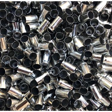 Once Fired 380 ACP Nickel Plated Brass For Sale 
