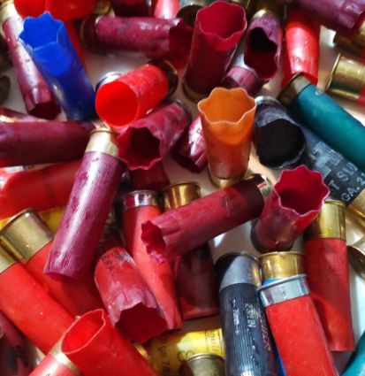 Once Fired 12 gauge Mixed Hulls For Sale 