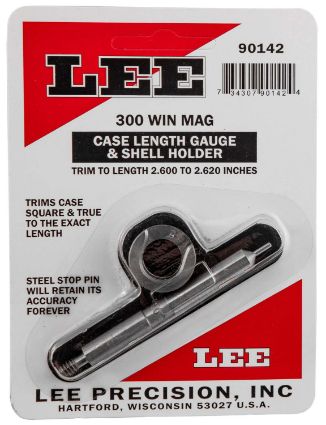 Case Length Gauge and Holder 300 Win Mag - Lee