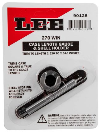 Case Length Gauge and Holder 270 Win - Lee