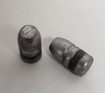 Cast Lead Bullets 38 caliber 158 grain Round Nose Flat Point