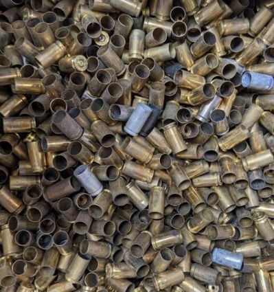 40 S&W Dirty Brass Bullet Casings Once Fired 
