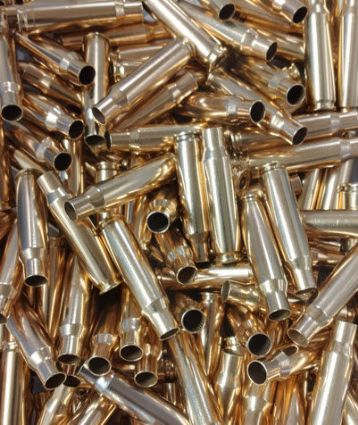 6.5 Creedmoor Once Fired Brass Bullet Casings - Cleaned Processed