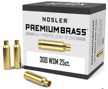 300 WSM Premium Brass - Nosler 