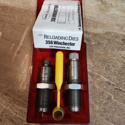 USED 2-Die Set - 356 WIN  - Lee