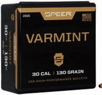 Speer 308 130 gr Varmint HP Bullets