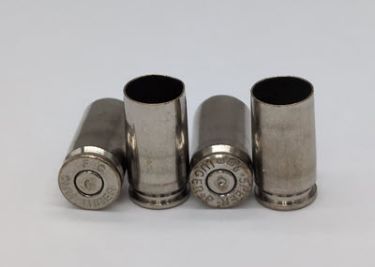 9mm Luger Nickel Once Fired Cases