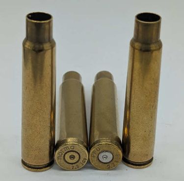 7.7×58mm Arisaka (Jap) Once Fired Brass Casings