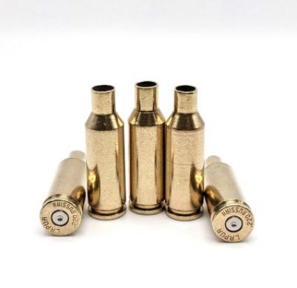 220 Russian Once Fired Brass Casings