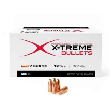 X-Treme 7.62x39 125gr Semi Spitzer