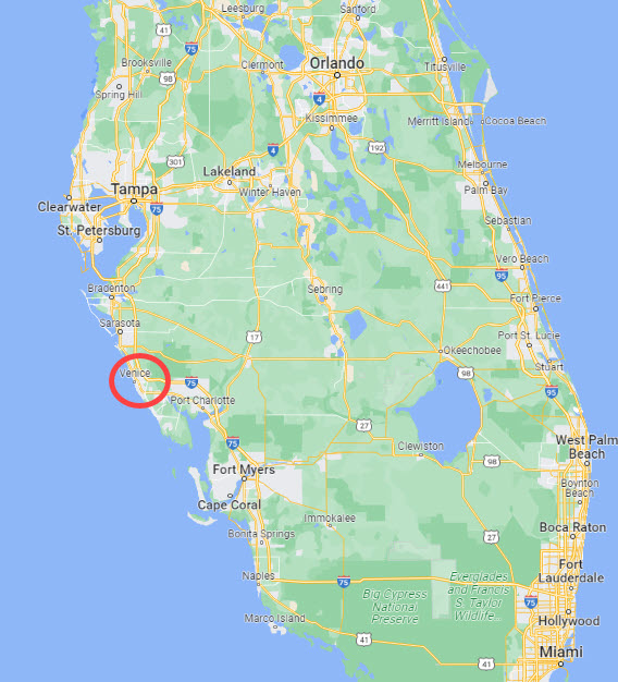 State Map of Florida