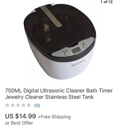 Ultrasonic cleaner